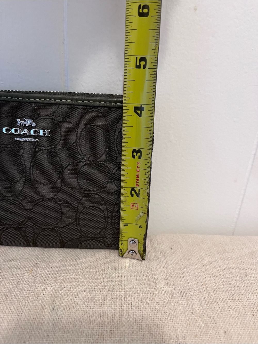 Coach Corner Zip Wristlet - Picture 6 of 6
